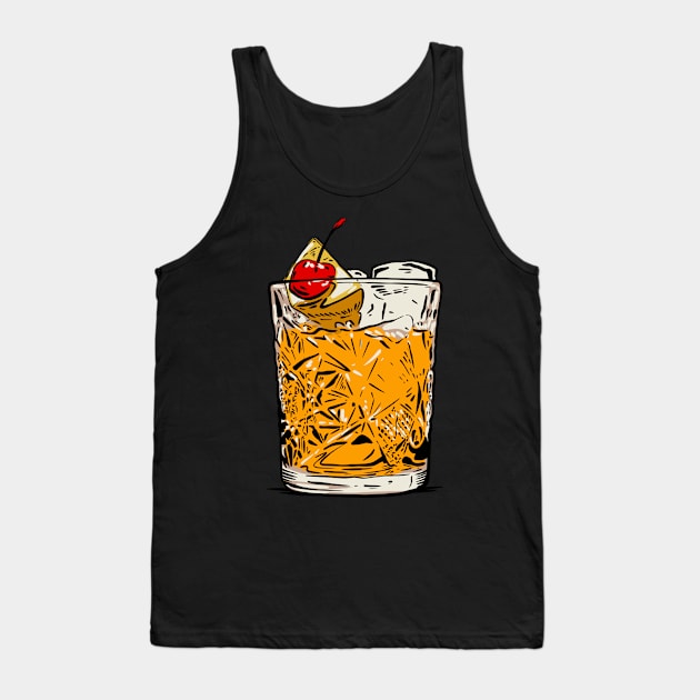 Old Fashioned Tank Top by nicholashugginsdesign